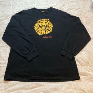 Vintage 90’s Disney’s The Lion King Broadway Musical Promo Long Sleeve Size XL